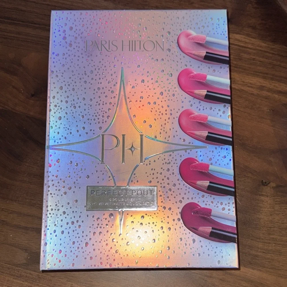 Low Start Paris Hilton Perfect Pout 10 piece Lipliner & matte liquid  Lipstick - Picture 2 of 6